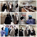 بازدید معاون درمان دانشگاه علوم پزشکی شیراز از بیمارستان مستقل شهید دکتر فقیهی با هدف بررسی فرایند ارائه خدمات به بیماران کووید19